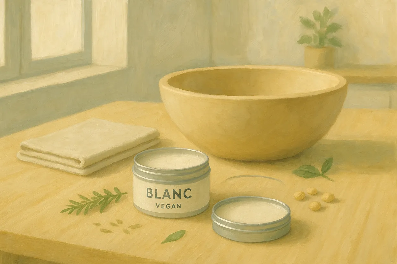 Blanc Céramique - Cire à effet matière minérale pour pièces décoratives