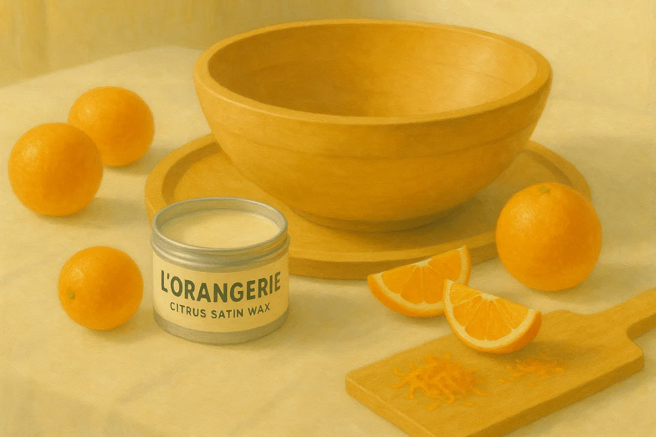 L'Orangerie - Cire satinée pour saladiers et plateaux